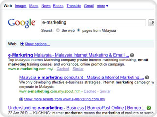 Malaysia Google SEO Ranking