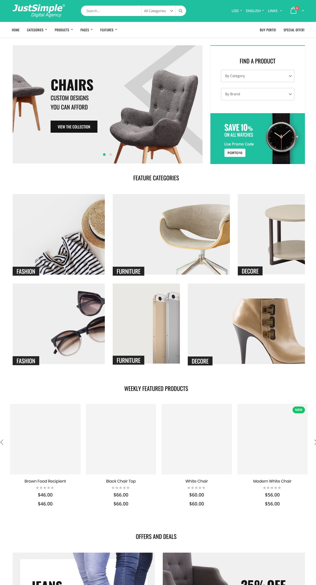 Magento Template Magento Theme JustSimple Malaysia