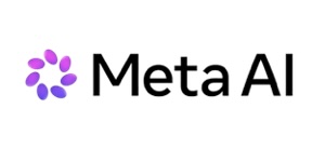 Meta AI logo - generative AI search engine